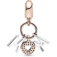 thumbnail image 2 of Charm Pandora Colgante Con Las Letras De Recubrimiento 14K 788828C01 | Joyería De Lujo Para Mujer | Ideal Para Regalo Elegante | Compatible Con Charms Pandora, 2 of 5