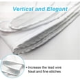 thumbnail image 4 of Waterproof polyester shower curtain in winter bath shade digital printing simple bathroom curtain-style4-180*180cm, 4 of 5