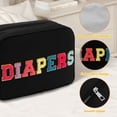 thumbnail image 6 of Oxford Cloth Portable Diaper Bag Ample Capacity Diaper Caddy Organizer Easy to Access Baby Accessories Organizer for Outdoor, 6 of 11