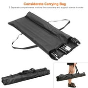 Adjustable Background Stand, 7ft Height x 10ft Wide Adjustable Photo Video Backdrop Stand with Carry Bag, Clamps for Wedding Party Stage Decoration Black