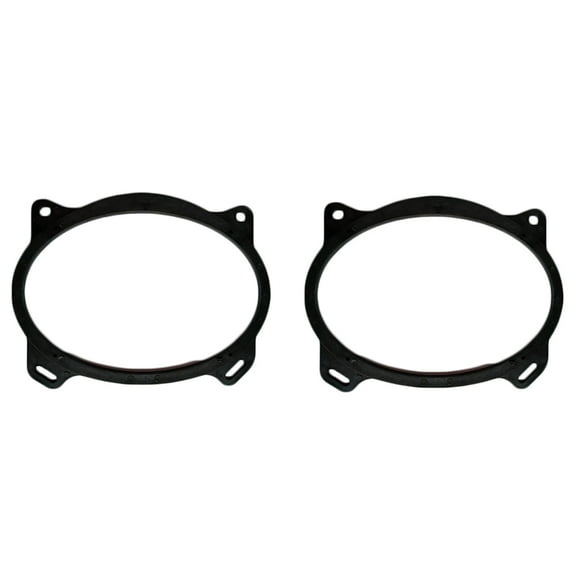 1 Pair 6" x 9" Oval Rear Speaker Mounting Adapter For Toyota Corolla Camry Yaris