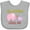 AC-Heather Grey, variant on Inktastic My Grandma Loves Me Boys or Girls Baby Bib