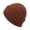 Brown, variant on Winter Knitted Hats for Women Men Couples Worn Down Style Sport Stretch Hats Plain Color Cold Weather Warm Outdoor Beanie Cap Black