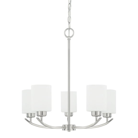 Capital Lighting 415251-338 Dixon 5 Light 23" Wide Chandelier - Nickel