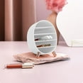 thumbnail image 1 of Organizador de maquillaje estante de escritorio estuche de skincare con 4 espacios paleta de ojos almacenamiento de cosmticos para baño y vanidad, estante de madera con metal, 2 niveles,, 1 of 9