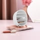 thumbnail image 1 of Organizador de maquillaje compacto con divisores extraíbles | Almacenamiento de escritorio con 5 compartimentos para paletas de sombras de ojos y cosméticos | Estuche de plástico blanco, rosa o rojo, 1 of 6