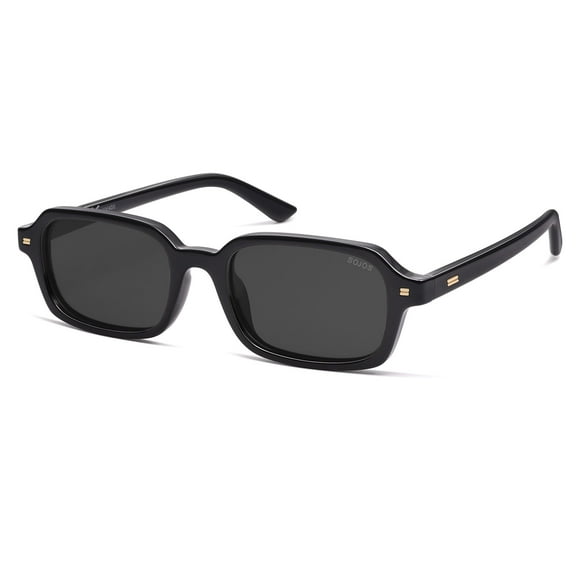 Lentes de sol rectangulares polarizados de moda SOJOS SJ2610 para mujeres y hombres