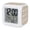 Beige Cream, variant on Buffalo Plaid Digital Alarm Clock for Bedrooms, Smart LED Alarm Clock with 7 Color Changing Night Light, Slate Gray Farmhouse Gingham Striped Silent Wake Up Clocks for Sleep Study Cooking 3.2"x3.2"