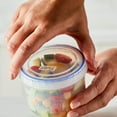 thumbnail image 5 of LocknLock Easy Essentials Food Storage Bin Set Airtight Container Lids 20 PC Set, 5 of 6