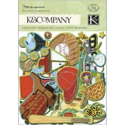K & Company Rough & Tumble Cardstock Die-Cuts-Giant Icons