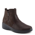 thumbnail image 3 of Flexus Women's YANCEY Wedge Booties with Embossed Pattern, Dual Zippers, and Comfortable Fit, 3 of 9