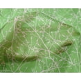thumbnail image 5 of oneOone Silk Tabby Lime Green Fabric Leaves Sewing Material Print Fabric By The Yard 42 Inch Wide, 5 of 6