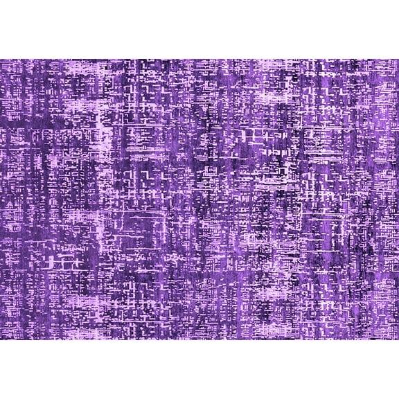 Ahgly Company Indoor Rectangle Persian Purple Bohemian Area Rugs, 5' x 7'