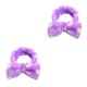 thumbnail image 2 of Diadema Bowknot Elástico sweethay Accesorios para el cabello 2Conjunto punto morado, 2 of 6
