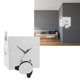 thumbnail image 1 of Reloj De Pared Cuadrado, Cronometraje Preciso, Reloj De Pared De Esquina Con Pilas, Metal Para Pasillo, 1 of 7