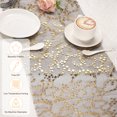 thumbnail image 3 of Caminito de mesa Uxcell Black Star, 11" x 30 pies, decoración de malla metálica con lentejuelas, 3 of 6