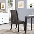 thumbnail image 3 of Baron Fabric Dining Chair Brown, 3 of 5