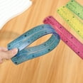 thumbnail image 5 of Meiiso Flexible Metric Measuring Ruler, Student Centimeter Scale, Flexible Ruler, 30Cm Bendable Measuring Tape, Centimeter-Inch Dual-Scale Tool, 5 of 6