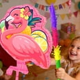thumbnail image 4 of 4 In 1 Flamingo Piñata, 23'' Hawaiian Piñatas Bundle, Tropical Hawaiian Party Decor Stick etc Flamingo Party Pinata for Flamingo Party Favor Bag Fillers Decorations, 4 of 7