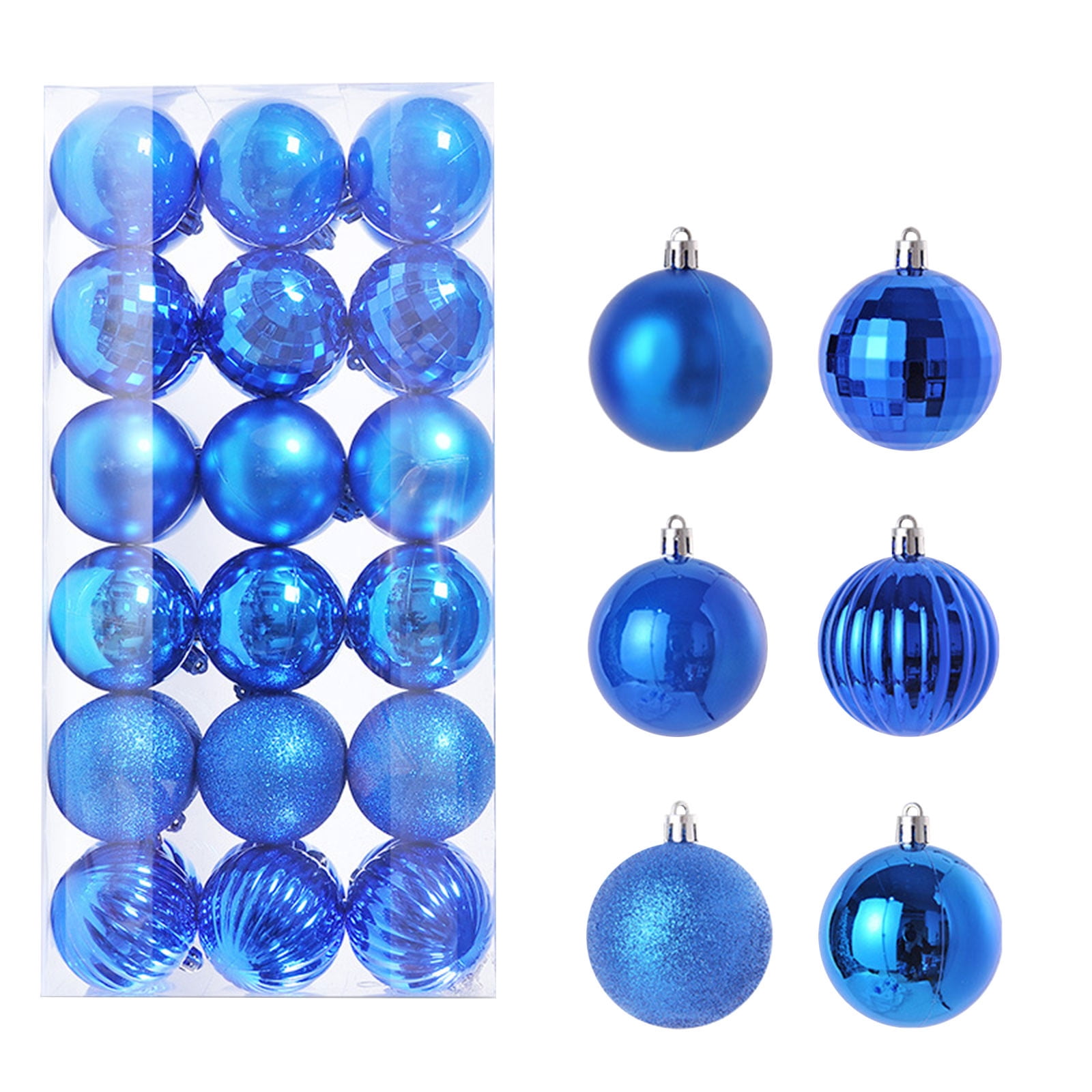 Christmas Tree Ornaments Set Shatterproof Holiday Ornaments Balls For