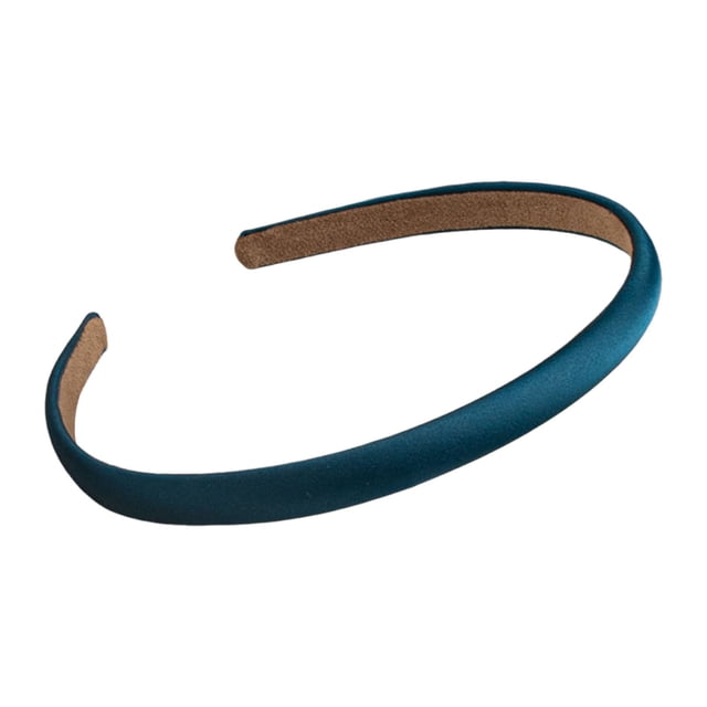 Elegant Satin Headband Minimalist Solid Color Hair Accessory for Retro Style Versatile Daily Wear Lightweight Band