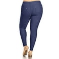 thumbnail image 3 of Women's Plus Size Full-Length Solid Jeggings, 3 of 4