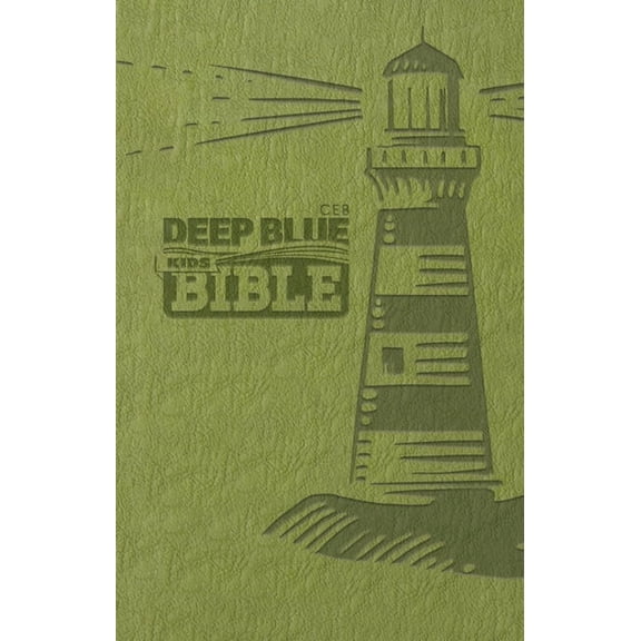 Ceb Deep Blue Kids Bible Lighthouse Green, (Paperback)