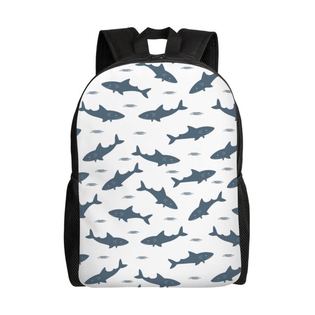 Easygdp Cute Shark Mochila Versátil y Elegante: Comodidad, Almacenaje y Durabilidad para la Universidad, Trabajo, Viajes y Uso Diario