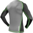 Meister Rush LongSleeve Rash Guard for MMA, BJJ & Surfing Black/Neon