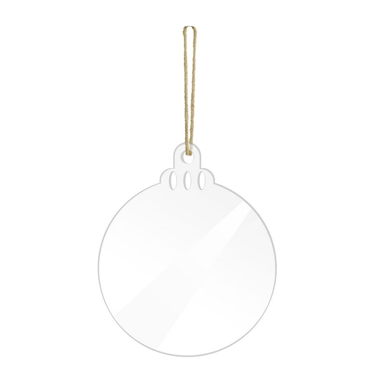 Acrylic Blank - Round Ornament