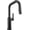Matte Black, variant on Delta 9885-BL-DST Cordova 1.8 GPM Single Hole Pull Down Bar Faucet - Black
