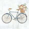 thumbnail image 3 of Coulter, Cynthia 12x12 Black Modern Framed Museum Art Print Titled - Vintage Bike w/flower basket II, 3 of 5