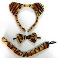 thumbnail image 3 of Jacobson Hat Company Adut Tiger Plush 3 Pc. Costume Set, multi-colored, One Size fits Most, 3 of 4