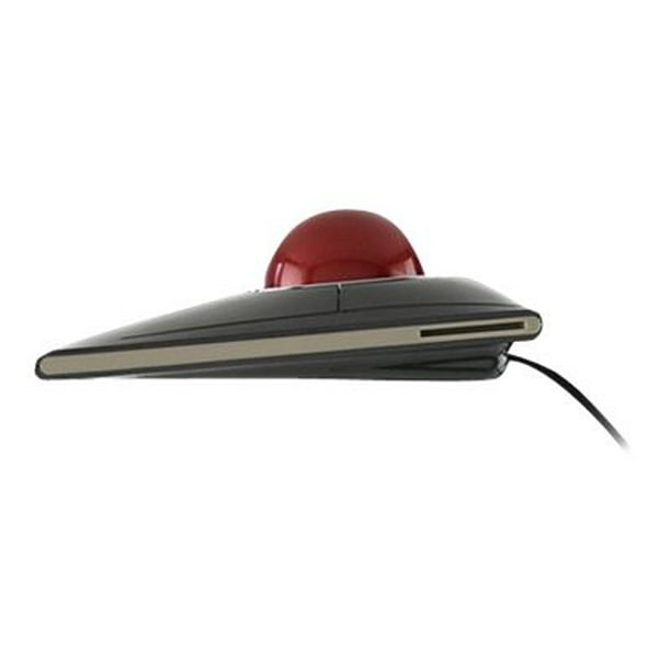 Kensington SlimBlade Trackball - Trackball - wired - USB - graphite, ruby  red