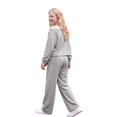 thumbnail image 4 of Grblisyd Tween Girls Clothes Off Shoulder Sweatshirt Top and Wide Leg Pants 2 Piece Outfit Set, 4 of 4
