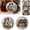 B, variant on Christ Knight Commemorative Coin, Metal Medieval Relief Engraved Collectible Keepsake, Christian Faith Gift for Birthday Holiday Display