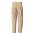 thumbnail image 3 of FLYCURVY Plus Size Women Pajama Pants Soft Long Sleep Lounge Pants Drawstring with Pocket L-5XL, 3 of 6