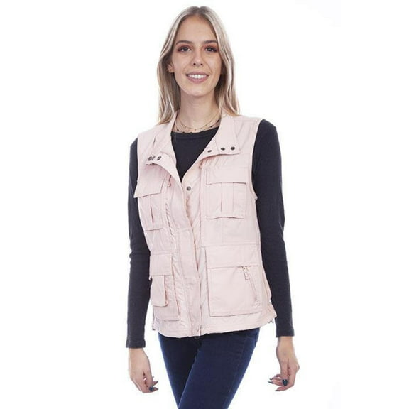 Scully Leather 100% Nylon Rose Women's Multi Pocket Vest