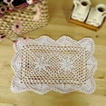 thumbnail image 1 of 2x White Lace Hand Crochet Doilies Doily Decorative Table Mat, 1 of 10