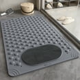 thumbnail image 1 of Fiudx Alfombrilla de Baño Multifuncional con Ventosas Antideslizantes, Masaje para Pies, Ducha Cómoda y Segura, Fácil de Limpiar, Pvc, 50 X 80 Cm., 1 of 5
