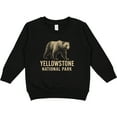 thumbnail image 2 of Inktastic Yellowstone National Park Bear Illustration Toddler Sweatshirt, 2 of 4