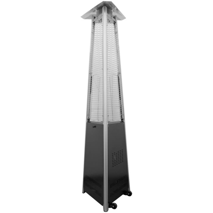 Hiland Commercial Black Glass Tube Patio Heater by AZ Patio Heaters