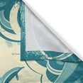 thumbnail image 3 of Ambesonne Dolphin Kitchen Curtains, Nautical Inspirations, 55"x39", Teal Pale Yellow, 3 of 3
