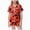H167-Red, variant on TOWED22 Big Kids Unisex Halloween Pjs Set Girls Boys Silk Pajama Sets Satin Clasic Sleepwear 2-13T Fall Winter 2 Pieces Button Down Nighty(Red,12-13 Y)