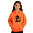 thumbnail image 5 of Grblisyd Girl's Hoodie Long Sleeve Halloween Hooded Sweatshirt Cute Pullovers Tops Fall Winter Outfits Clothes with Kangaroo pocket, 5 of 6
