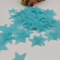 thumbnail image 1 of 100 pegatinas de pared, estrellas, pegatinas de pared de plástico luminosas que brillan en la oscuridad para niños y bebés Habitación, 1 of 2