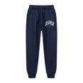 thumbnail image 2 of Akiihool Uniform Pants for Boys Boys' School Uniform Jogger Pants Elastic Waist Sweatpants Jogger Pants (Navy,3-4 Years), 2 of 7