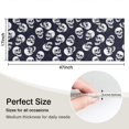 thumbnail image 5 of Navy Skull Pattern Kitchen Rug Mat,Kitchen Runner Rugs Non Skid Washable,Decorative Kitchen Floor Mats for Kitchen,Sink,Laundry,17"X47", 5 of 5