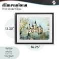thumbnail image 4 of Stupell Industries Eclectic Princess' Castle View Black Framed Print Under Glass, 16 x 13, by Christine Simpson Art, 4 of 8