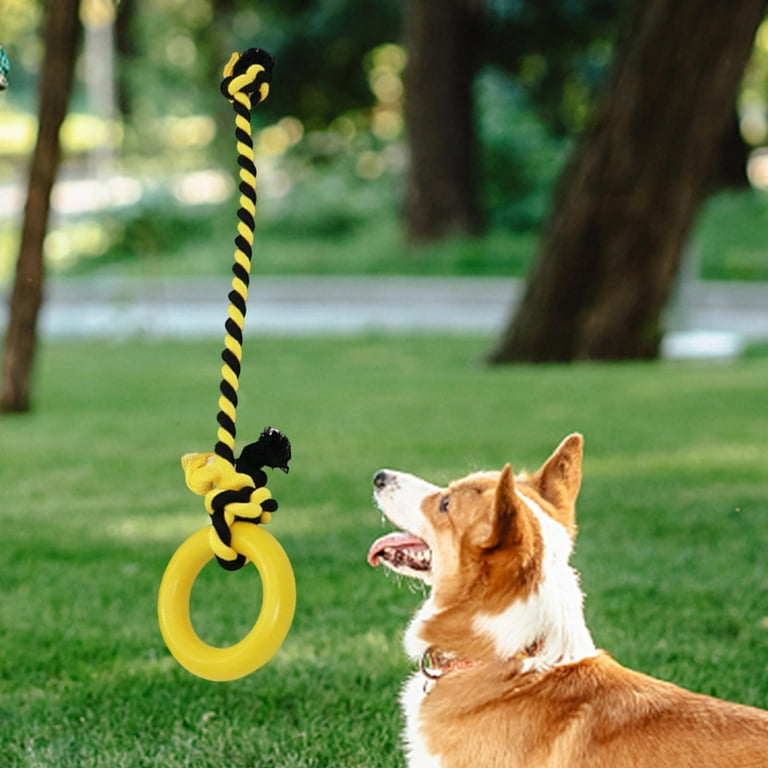 Interactive Dog Tug Toy Playing Exercise with s, Dog Rope Toy Dog